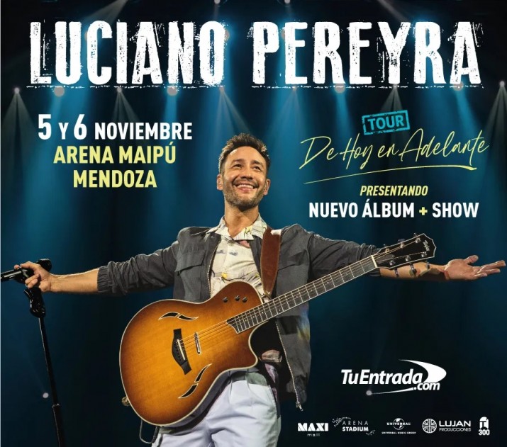 Cuánto salen las entradas para el show de Luciano Pereyra en Mendoza -  VOXPOPULI TU VOZ ES NOTICIA