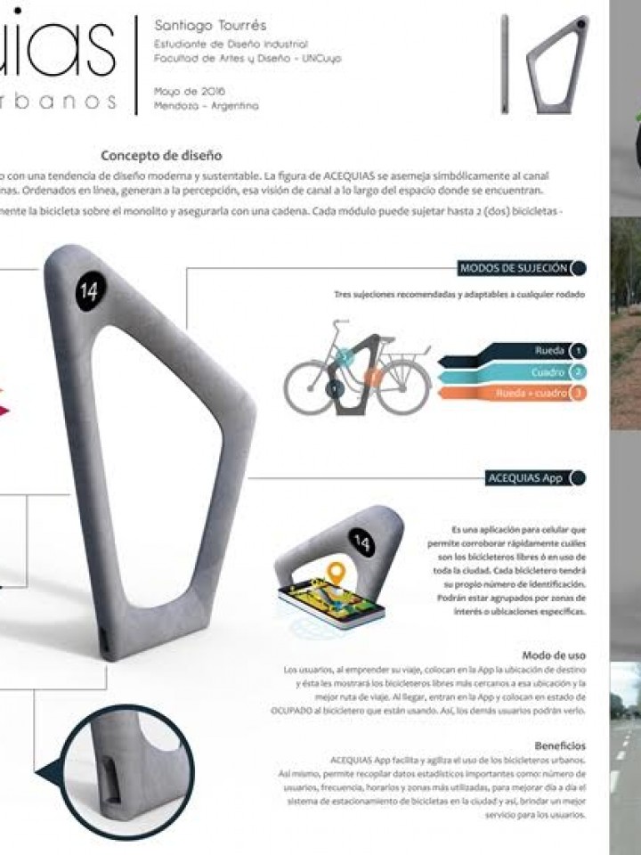 Bicicleteros modernos online