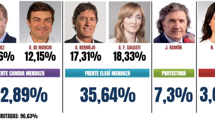 Voto a voto los resultados oficiales de las PASO en Mendoza