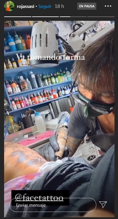 Sabrina Rojas Mostro En Instagram Su Nuevo Y Osado Tatuaje Voxpopuli Tu Voz Es Noticia