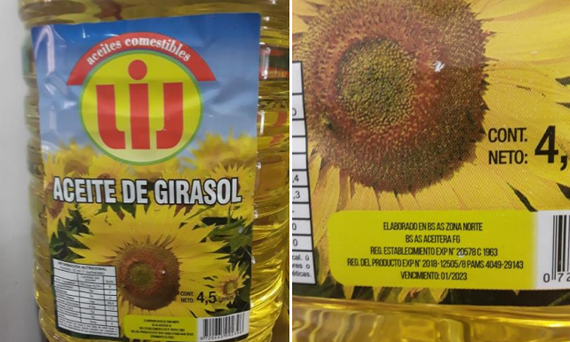 Prohiben la elaboración y venta de un aceite de girasol - VOXPOPULI TU VOZ  ES NOTICIA