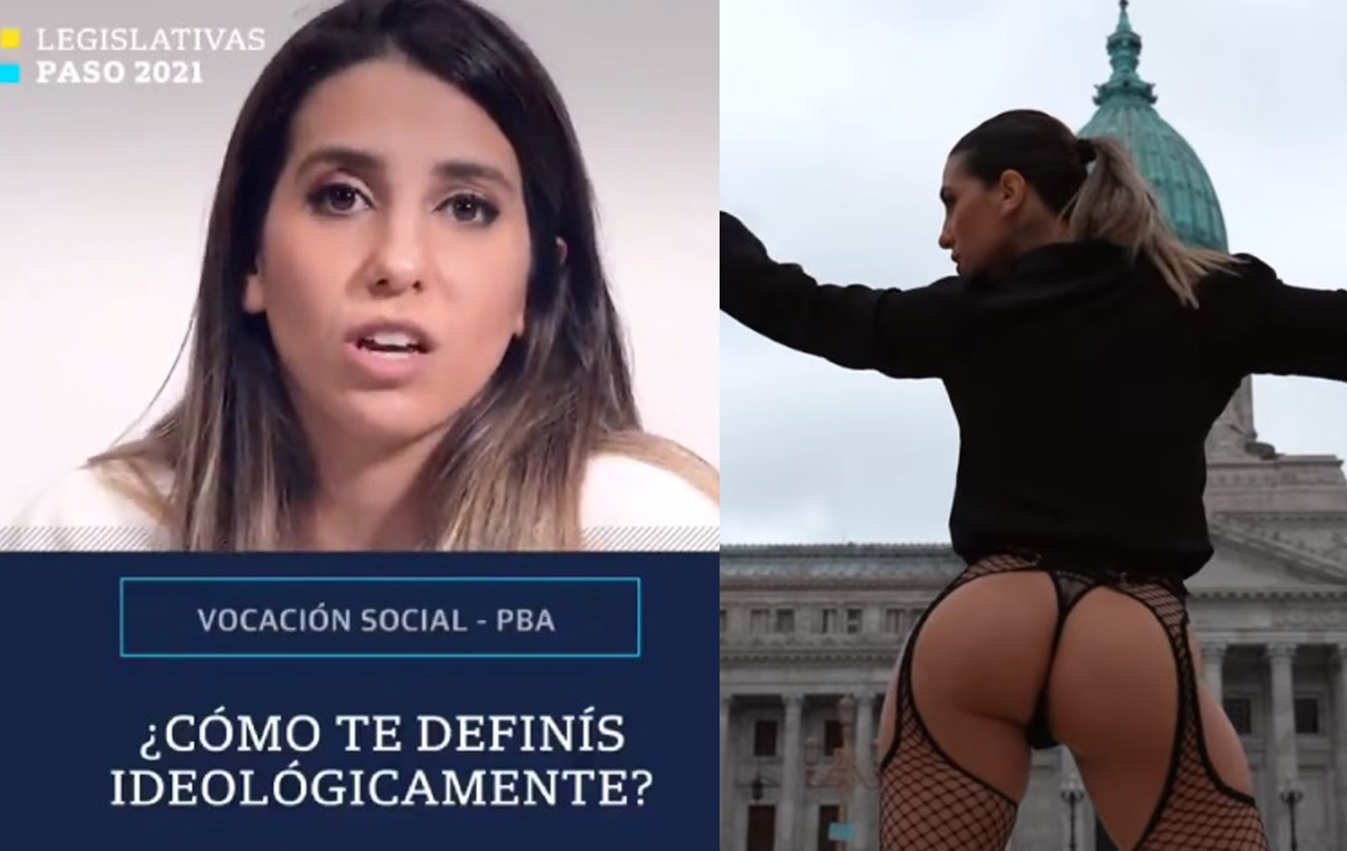 Video: las desopilantes respuestas de Cinthia Fernández, que cerró la  campaña en portaligas - VOXPOPULI TU VOZ ES NOTICIA